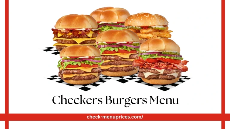 Checkers Burgers Menu 16 Checkers Burgers Menu